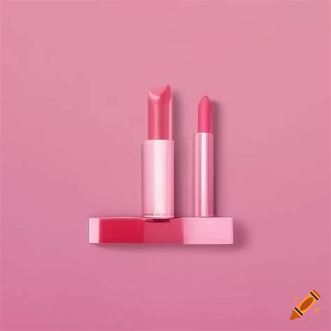 minimalistic packaging  light pink lip products