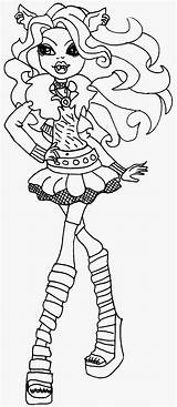 Monster High Clawdeen Wolf Coloring Pages Werewolf Colouring Printable Sheets Kindergarten Template sketch template