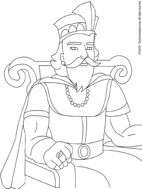 coloring pages king