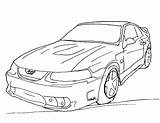 Mustang Coloring Ford Pages Gt Car Printable Drawing Cars Color Outline Mustangs Logo Kids Raptor Print Sheets Fox Body Cobra sketch template