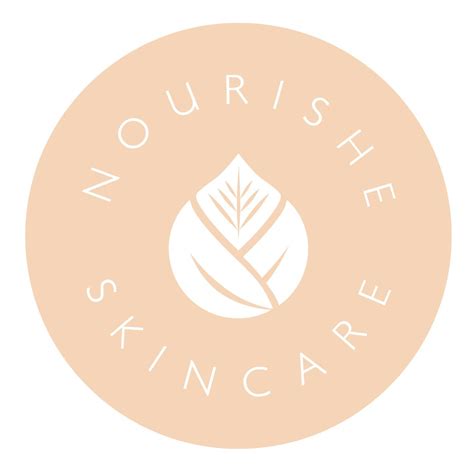 nourishe skincare logo   skincare logo graphic design logo branding