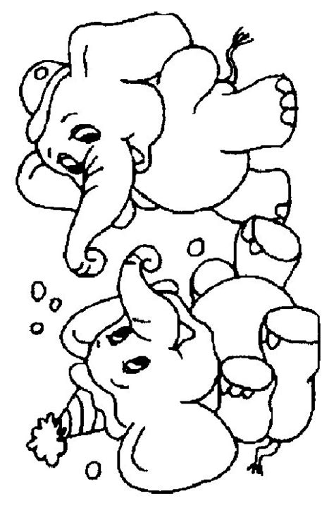 elephant coloring pages coloringpagescom