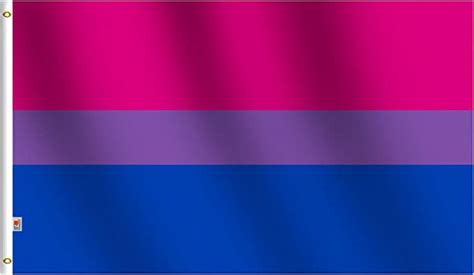 bisexual pride flags 3x5ft，bi pride flag vivid color and uv fade