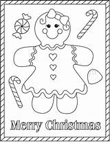 Gingerbread Coloring Pages Girl Christmas Sheets Printable Man Girls Noel Cards Kids Print Printables Para Visit Colors Decorations Miracle Timeless sketch template
