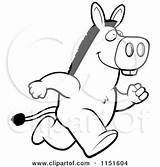 Donkey sketch template