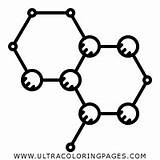Molecule Graphene Chemistry Pngwing Molecula Nanoribbon Ultracoloringpages sketch template