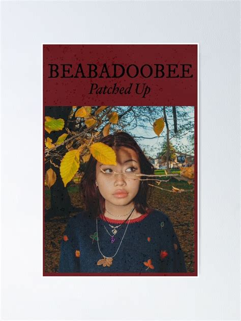Beabadoobee Patched Up Poster Poster For Sale By Nicolepee Redbubble