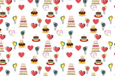 birthday cake pattern pattern  curutdesign