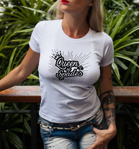 queen of spades shirt qos hotwife bbc slut cuckold shirt womens tee shirt