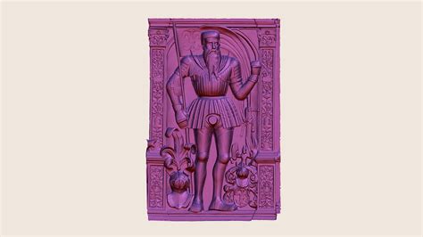 tombstone of the royal banker seweryn boner 3d model by fwndk