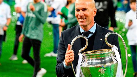 third successive champions league final win ensured zinedine zidane s