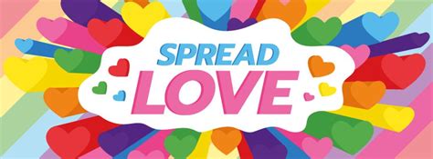 lgbt pride with colorful hearts online facebook cover template crello