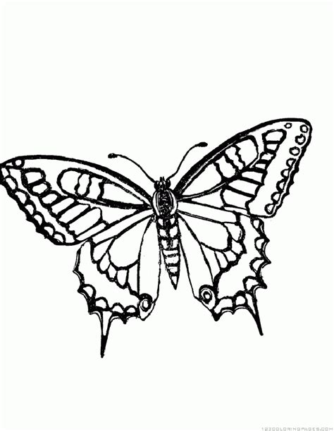 butterfly coloring pages part
