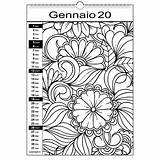 Mandala Stampare Calendari sketch template