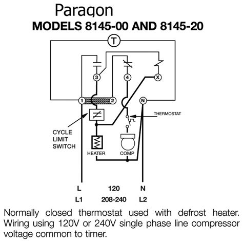 defrost timer wiring diagram