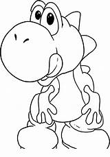 Coloring Pages Yoshi Woolly Template Printable sketch template