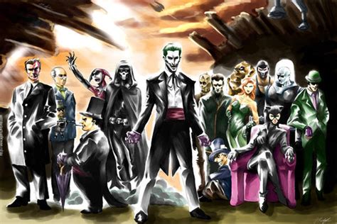 batman rogues gallery  ninjaink  deviantart