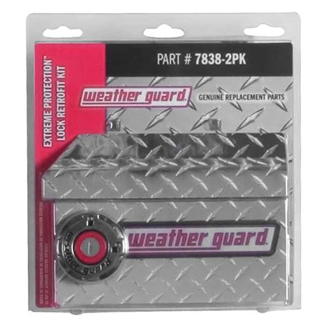 weather guard  pk extreme protection lock retro fit kit dual locks