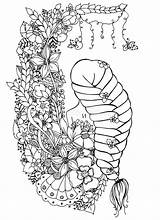 Doodle Vector Girl Illustration Zentangle Flowers Stress Zenart Braid Anti Coloring Woman Open Long Back sketch template