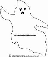 Ghost Coloring Halloween Spooky Template Traceable Color Printable Ghosts Print Leehansen Parenting Visit sketch template