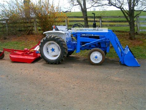 ford  compact tractor  loader  bushhog  reserve
