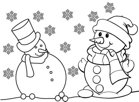 perfect snowman coloring pages  kids coloring pages
