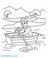 Row Boat Pages Colouring Coloring Ur Print sketch template