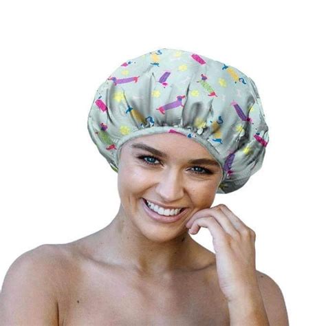 Shower Cap Hair Care Triple Layer Super Protection Etsy