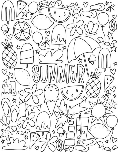 summer coloring pages  summer coloring pages summer coloring