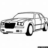 Chrysler Coloring Clipart 300c Car Hemi Pages Cars 300 Thecolor Clipground sketch template