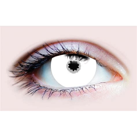 white costume primal contact lens  mm mini scleral costume shop crackerjack costumes