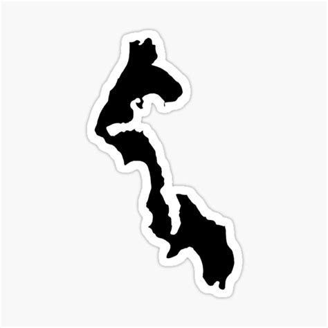 Whidbey Island Silhouette Sticker For Sale By Loonster Redbubble
