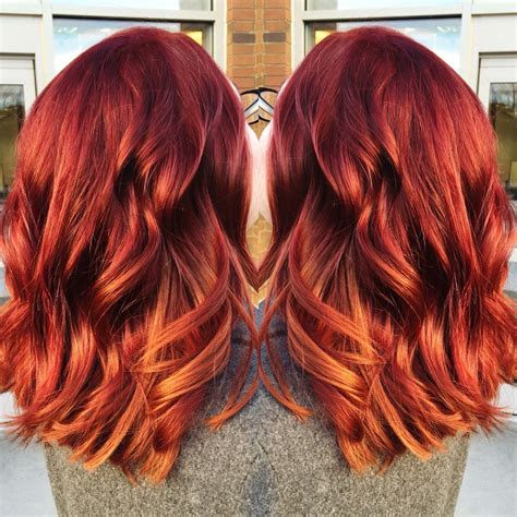 red to copper color melt red hair color copper red hair