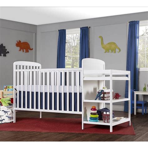 white full size convertible    crib bed baby toddler nursery fixed side  clearance