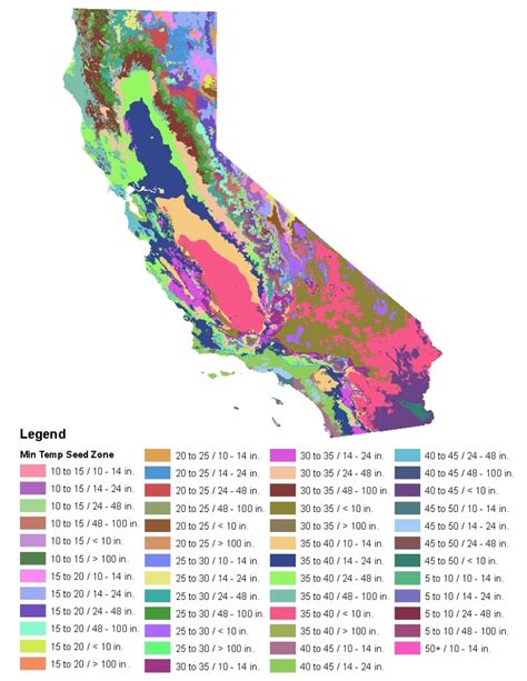 california hardiness zone map printable maps