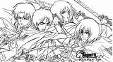 Levi Titans Aot Coloriage Attaque Shingeki Kyojin Eren Mikasa Imprimer Jaeger Coloriages Coloringhome sketch template