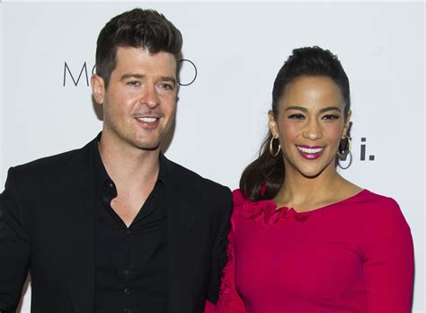 Robin Thickes Wife Paula Patton Files For Divorce From Blurred