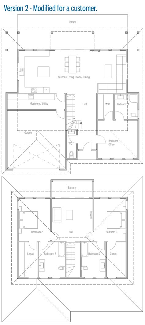modern house plan   floors house plan