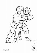 Coloriage Judo Goshi Uki Coloring Pages Sport Dessin Gulli Du Fr Imprimer sketch template