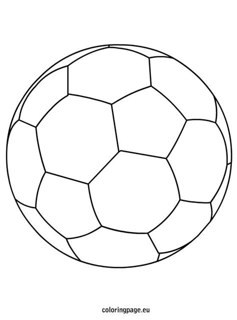 soccer ball coloring page szablony pinterest soccer ball  craft
