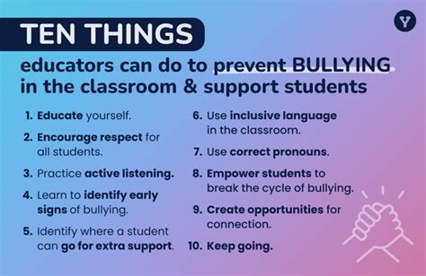 preventing bullying   classroom  proactive tips  educators