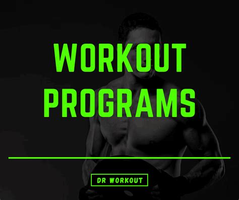 workout programs dr workout