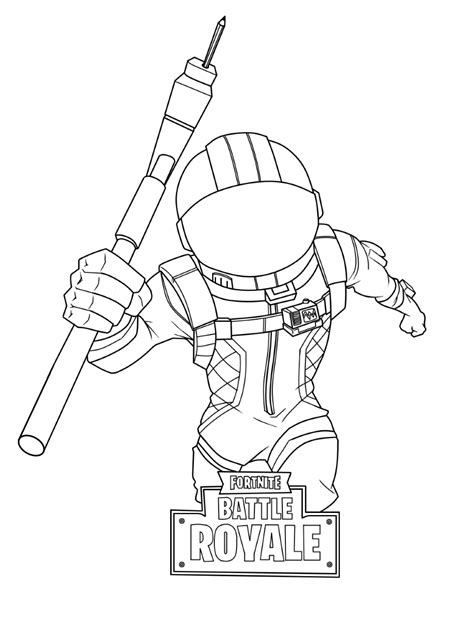 fortnite coloring page  printable coloring pages