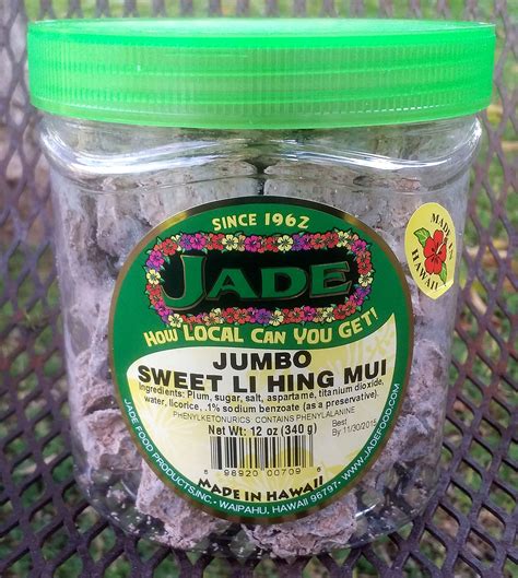 Jade Jumbo Sweet Li Hing Mui Tasty Island