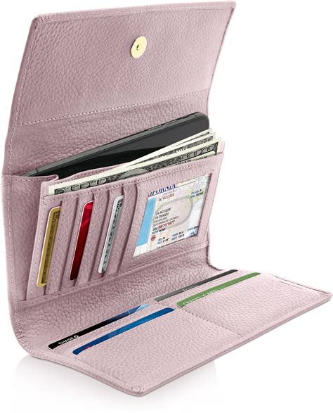 genuine leather wallets  women trifold ladies clutch wallet