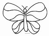 Coloring Butterfly Outline Printable Sheet Anbu Print sketch template