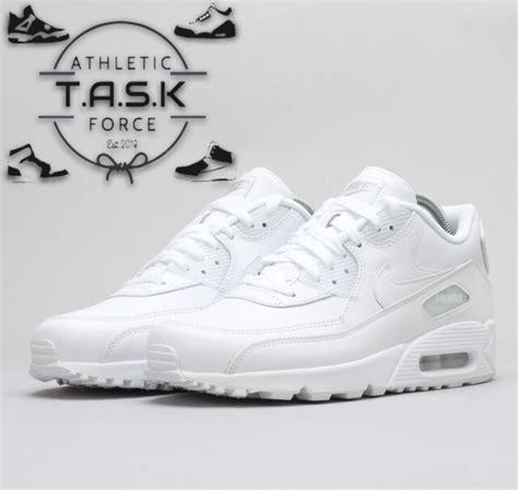 Size 15 Nike Air Max 90 White Leather 2014 For Sale Online Ebay