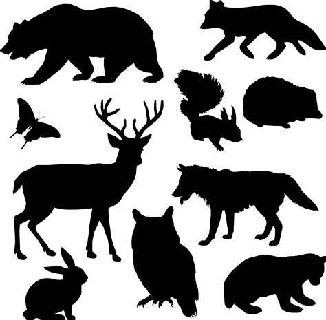 animal silhouette clipart   cliparts  images