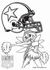 Coloring Pages Cowboys Dallas Nfl Winx Print Browser Window sketch template