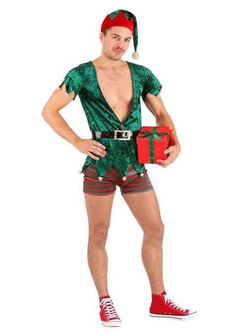 sexy men s christmas elf costume